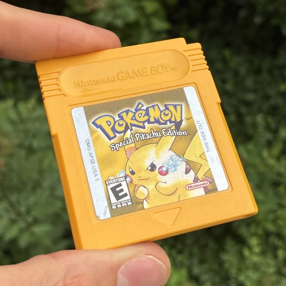 Pokemon YELLOW Version Special Pikachu Edition Game Boy Cartridge - WORKS Saves!